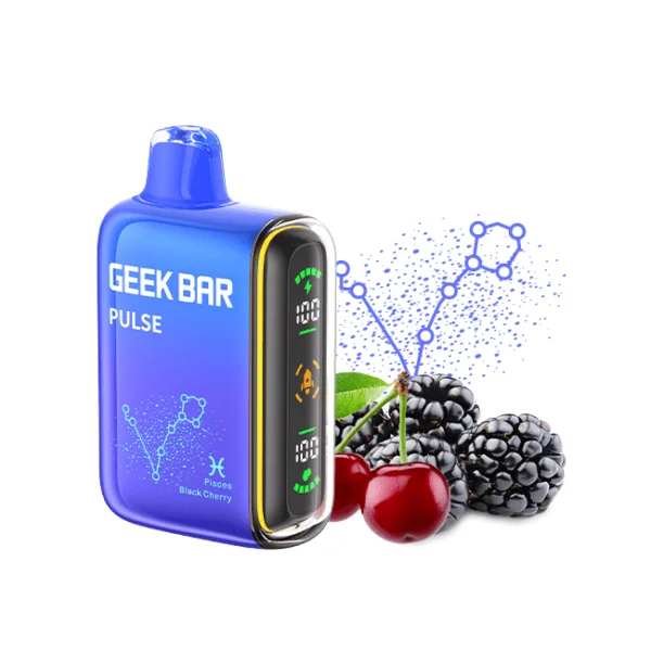 Black Cherry Geek Bar 15000 Puffs - Official Geek Bar Pulsex Black Cherry Geek Bar 15000 Puffs - Official Geek Bar Pulsex
